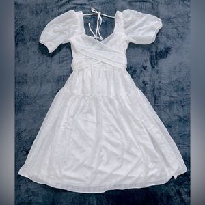 NWT Francesca’s Midi White Dress